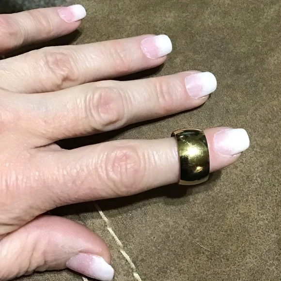 Gold band 12mm - Picture 2 of 4